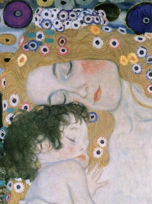Gustav Klimt Three Ages of Woman - Mother and Child (detail III)